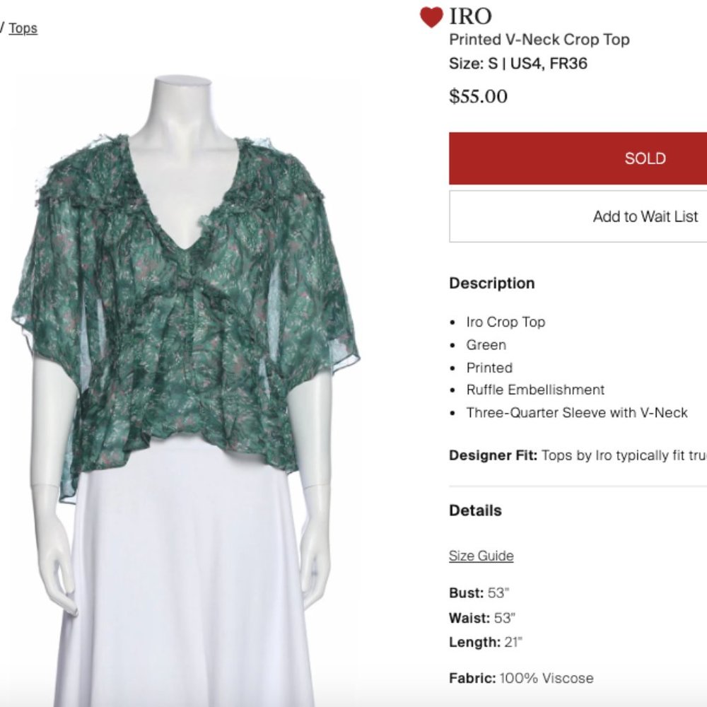 IRO Flowy Print Blouse